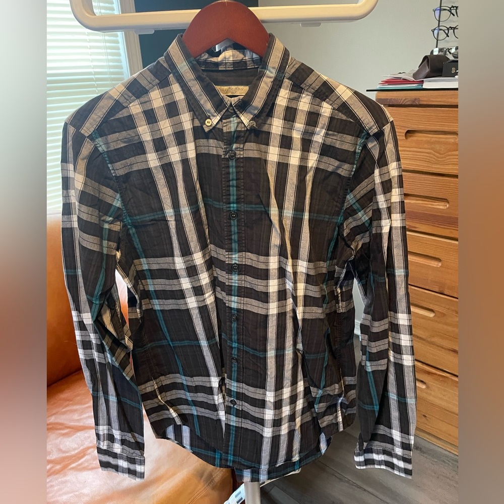 Burberry Brit Check Button Down Shirt